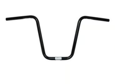 1" Apehanger 3-Loch-Ausführung 35cm Höhe in Schwarz Narrow-Style für Harley-Davidson® 82-22 H-D (außer 08-22 mit E-Gas und 88-11 Springer-Modelle) mit Risern für 1" Lenker