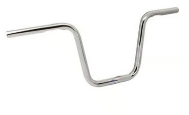 1" Apehanger 3-Loch-Ausführung 25cm Höhe in Chrom Narrow-Style für Harley-Davidson® 82-24 H-D mit mechanischem Gaszug & E-Gas (außer 88-11 Springer-Modelle) mit Risern für 1" Lenker