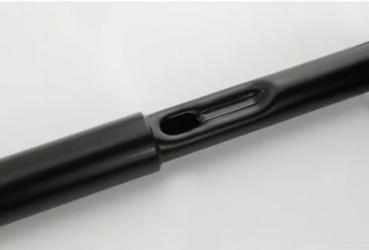 1" Apehanger 3-Loch-Ausführung 30cm Höhe in Schwarz Narrow-Style für Harley-Davidson® 82-24 H-D mit mechanischem Gaszug & E-Gas (außer 88-11 Springer-Modelle) mit Risern für 1" Lenker