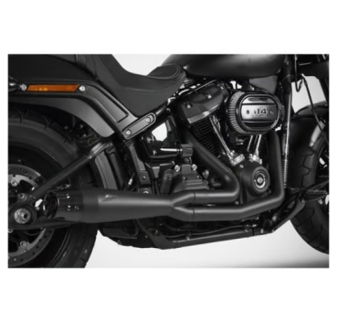 Zard - 2-1 Full black exhaust M8. Matte black ClubStyle - für Harley-Davidson® 20-21 FXLRS Low Rider S 114 Auspuffanlage Auspuff