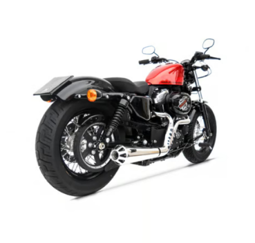 Zard - Conical 2-1 XL Sportster exhaust system. Polished ClubStyle - für Harley-Davidson® 04-13 XL883/1200 Sportster Auspuffanlage Auspuff