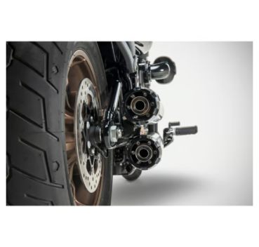 Zard - Overlapped' 2-2 slip-on mufflers. Plain - für Harley-Davidson® 18-24 Softail (excl. Breakout, Fat Boy) Auspuffanlage Auspuff