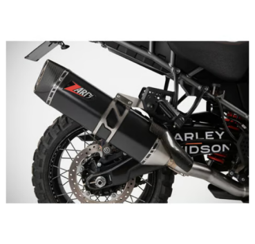 Zard - Pan America slip-on muffler. Matte black - für Harley-Davidson® 21-25 RA1250 Pan America models Auspuffanlage Auspuff