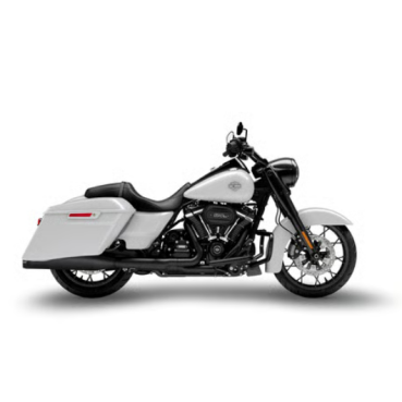 Zard - Racing Slip-Ons with Black Alu End Caps. Black - für Harley-Davidson® 21-24 Touring Auspuffanlage Auspuff