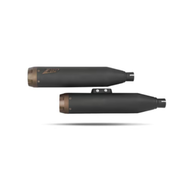 Zard - Slip-Ons Overlapped. Black / Bronze - für Harley-Davidson® 18-24 Softail (Excl. Breakout Fat Boy) Auspuffanlage Auspuff