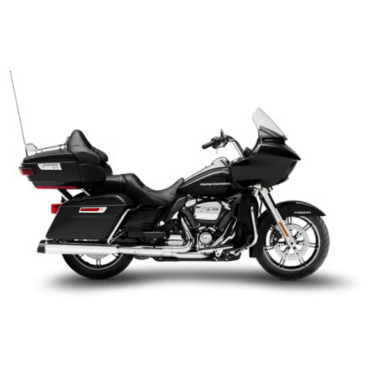 Zard - Slip-Ons with Black Alu End Caps. Polished - für Harley-Davidson® 17-20 Touring Auspuffanlage Auspuff