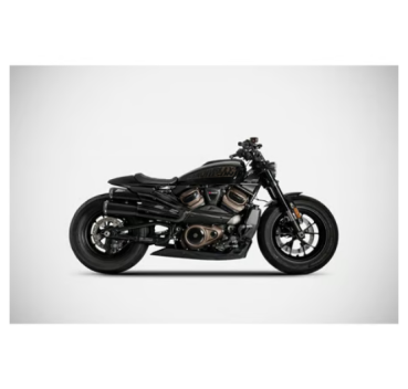 Zard - Sportster S Top Gun exhaust system. Matte black - für Harley-Davidson® 21-24 Sportster S RH1250S Auspuffanlage Auspuff
