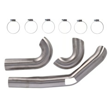 Zard, header heat shield set. Polished - für Harley-Davidson® 21-23 FLT/Touring with 982536 or 982537 exhaust system