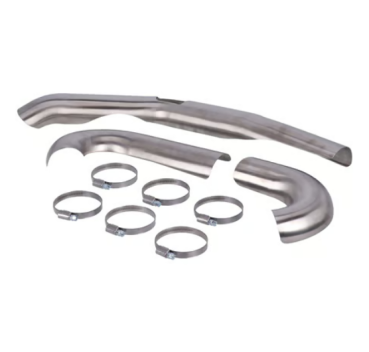 Zard, header heat shield set. Polished - für Harley-Davidson® 21-23 FLT/Touring with 982536 or 982537 exhaust system