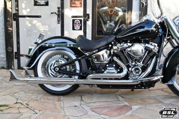 Chicano Classic Police M8 - BSL Auspuffanlage Chicano