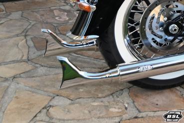 Chicano Classic Police M8 - BSL Auspuffanlage Chicano