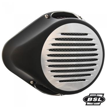 DROP CHOPP Switch RACE - Body Black Velvet Contrast Cut, Front Cover Showchrome BSL Luftfilter mit Gutachten