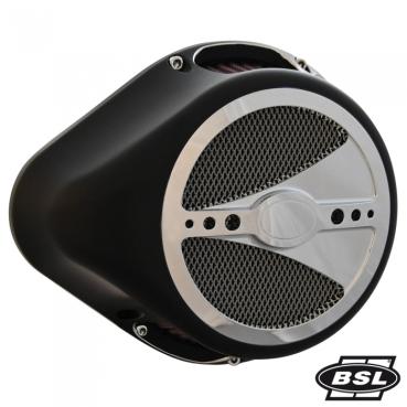 DROP CHOPP Switch CUSTOM - Body Black Velvet Contrast Cut, Front Cover Showchrome BSL Luftfilter mit Gutachten