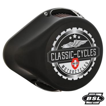 DROP CHOPP Switch FULL / Your Logo Design - Body Black Velvet Contrast Cut, Front Cover Black Velvet BSL Luftfilter mit Gutachten