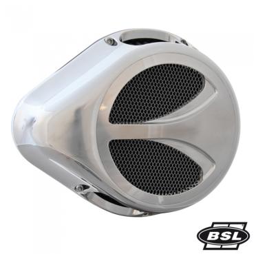 DROP CHOPP Switch SCALOP - Body Showchrome, Front Cover Showchrome BSL Luftfilter mit Gutachten