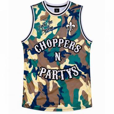 CnP Choppers n Partys Basketball Trikot Camouflage