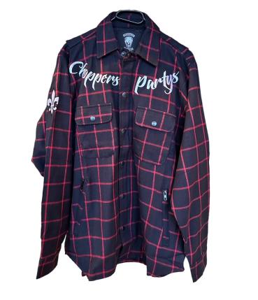 Choppers n Partys Flanelhemd Karo Red
