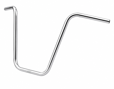 1" Apehanger 50cm Höhe in Chrom für Harley-Davidson® 82-22 (außer 08-22 E-Gas und 88-11 Springer-Modelle) mit Risern für 1" Lenker