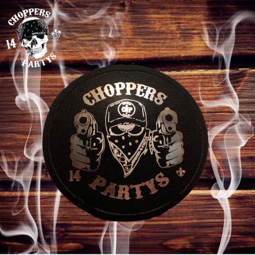 Choppers n Partys Derby Cover gelasert