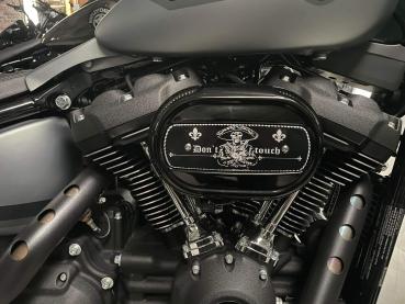 M8 Luftfilterdeckel gelasert nach eurem Wunschlogo für Harley Davidson M8 Original Luftfilter