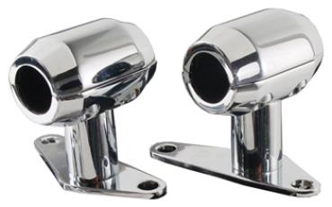 0,950" in Chrom Abnehmbare Hardbody-Frontkotflügelhalterungen für Wide Custom Springergabel - Frontfender Halterung für Springergabel 0,950 Zoll in Chrom