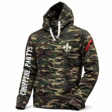 CnP Choppers n Partys Camouflage Kapuzenpullover Biker Motorrad