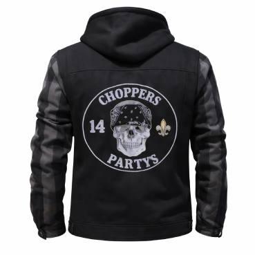 CnP BIKER DENIM JACKE (HERREN) MIT PROTEKTOREN UND DUPONT KEVLAR