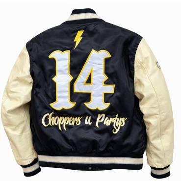 Choppers n Partys - Collegejacke Sondermodell in Schwarz Männer