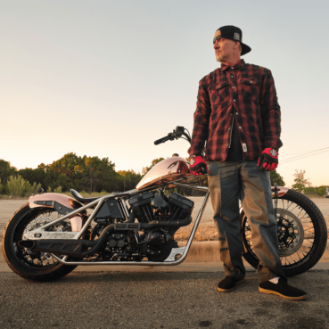 WCC AUSTIN KEVLAR RIDING SHIRT - RED/BLACK
