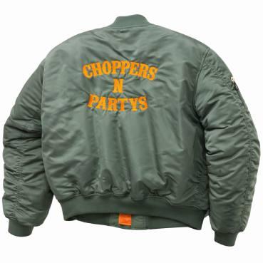 Bomberjacke Oliv Choppers n Partys Biker