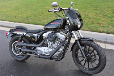 BURLY Outlaw Fairing Black ABS - ClubStyle Harley Davidson Club Style