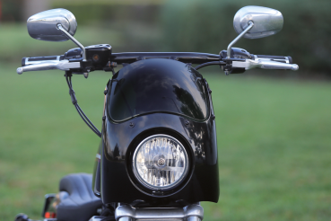 BURLY Outlaw Fairing Black ABS - ClubStyle Harley Davidson Club Style