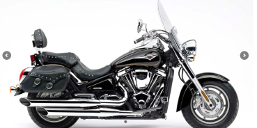 MCJ - 2 in 2 Royal in Chrom oder Schwarz mit Endkappen wählbar - KAWASAKI VN 2000 CLASSIC