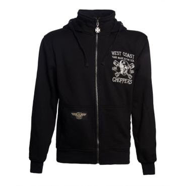 WCC HIGH SPEED ZIP HOODY - BLACK
