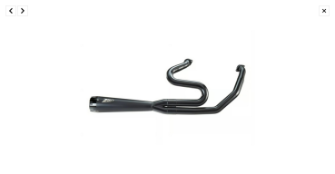Zard - 2-1 stainless M8 Touring exhaust system. Black - für Harley-Davidson® 21-23 FLT/Touring with 107/114/117 Auspuffanlage Auspuff