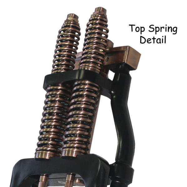 Springergabel - HARDBODY GENERATION III SCHWARZ- UND KUPFERFEDER FÜR DEN INDIVIDUELLEN GEBRAUCH - 22" - Harley Davidson