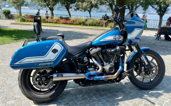 Malparidos  2-1 exhaust system in Stainless steel. Polished finish - für Harley Davidson 86-99 Evo Softail; 88-94 FXR models (NU) Auspuffanlage ECE-Typgenehmigung