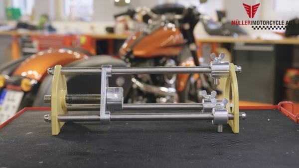 Federbeinpresse für Montage Tieferleger