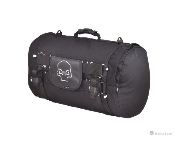 Rollbag Lenkrad oder Sitz Reisetasche LARGE (51L) Motorrad in Cordura, Reflektive Skull oder Leder Motorradtasche