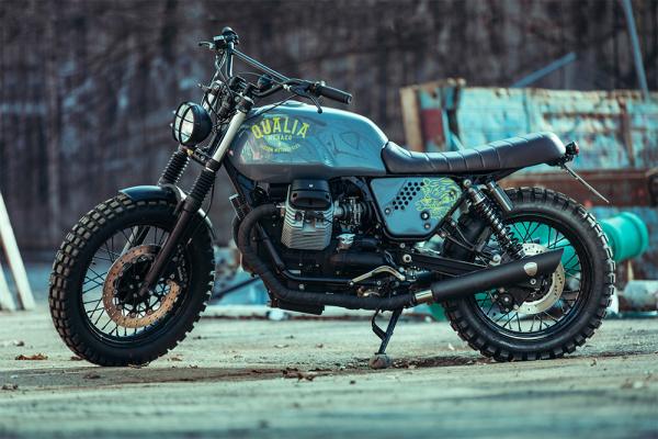 PENZL AUSPUFFANLAGE FÜR - Moto Guzzi® - Naked Bike - V7 Racer -  Baujahr 2014 bis 2015 - nur mit manuelle Steuerung