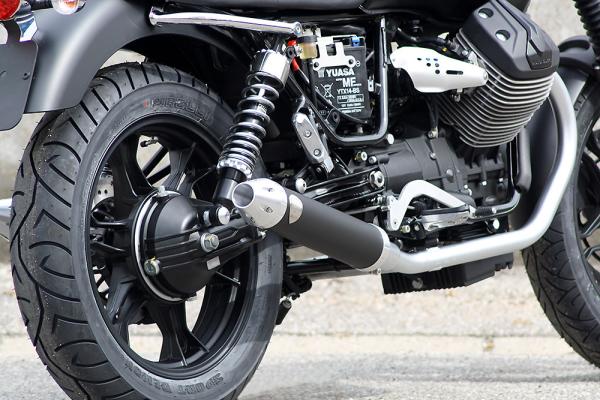 PENZL AUSPUFFANLAGE FÜR - Moto Guzzi® - Naked Bike - V7 Racer -  Baujahr 2014 bis 2015 - nur mit manuelle Steuerung