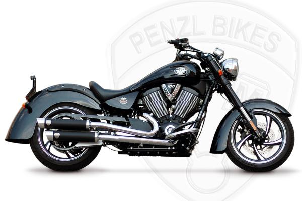 PENZL AUSPUFFANLAGE FÜR - Victory® - Gunner - Baujahr 2010 bis 2016 - nur mit manuelle Steuerung