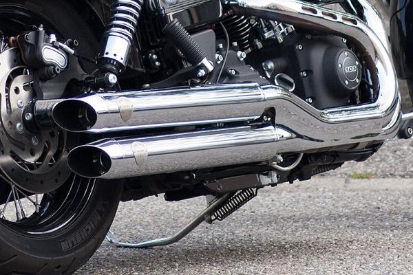 PENZL AUSPUFFANLAGE FÜR - Harley-Davidson - Dyna Low Rider S (FXDLS) - Motor TC110 - Baujahr 2010 - 2017  - mit manuelle Steuerung oder Elektronische Steuerung