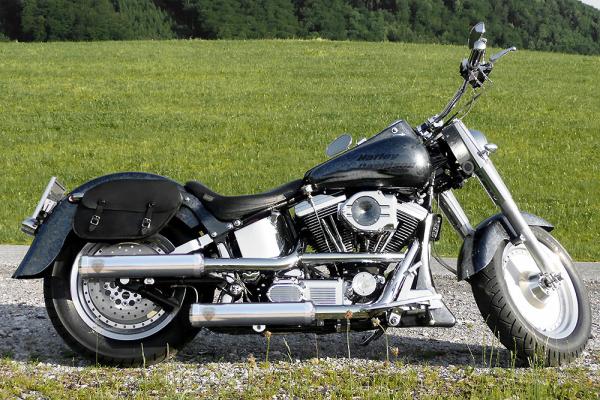 PENZL AUSPUFFANLAGE FÜR - Softail Nostalgia (FLSTN) - Motor Evolution - Baujahr 1993 bis 1996