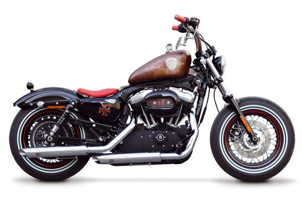 PENZL AUSPUFFANLAGE FÜR - Harley-Davidson - 1200 XR - Motor 1200 - Baujahr 2008 bis 2012 - mit manuelle Steuerung