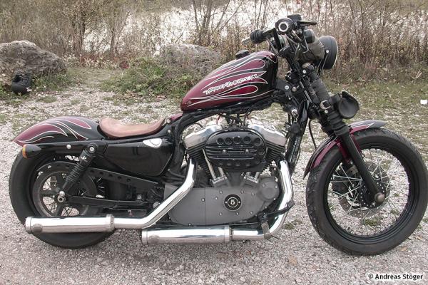 PENZL AUSPUFFANLAGE FÜR - Harley-Davidson - 883 Iron (XL883N) - Motor 883 - Baujahr 2007 bis 2020 - mit manuelle oder elektronische Steuerung