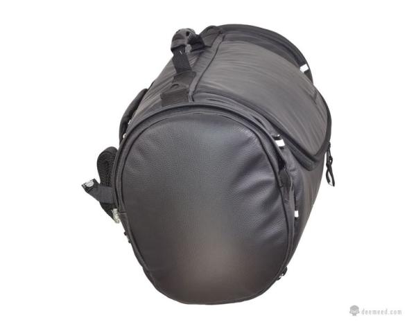 Rollbag Lenkrad oder Sitz Reisetasche MEDIUM (35L) Motorrad in Cordura, Reflektive Skull oder Leder Motorradtasche