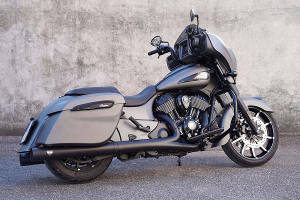 PENZL AUSPUFFANLAGE FÜR - Indian® - Bagger - Chieftain Elite - Baujahr 2015 bis 2020 - mit elektronische Steuerung - Durchmesser 100Ø