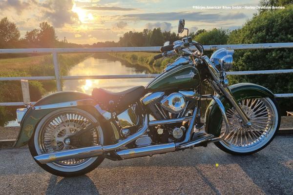 PENZL AUSPUFFANLAGE FÜR - Softail Springer re./re. (FXSTS) - Motor Evolution/TC88/TC96 - Baujahr 1984 bis 2008