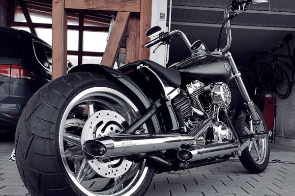 PENZL AUSPUFFANLAGE FÜR - Harley-Davidson - Softail Breakout (FXSB) - Motor TZ103 - Baujahr 2012 bis 2017